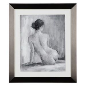 Silver Frame with a white mat